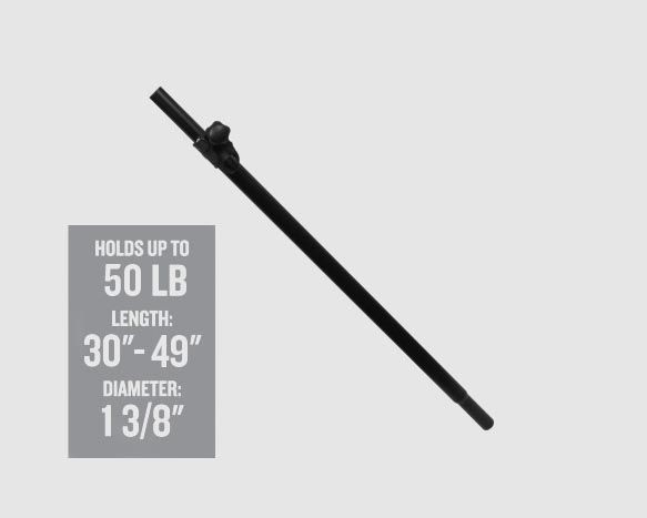 SPM300 Speaker Pole Fits DLM Series loudspeakers